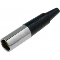 AG3M; Plug; XLR mini; male; PIN: 3; for cable; soldering; 5A; 0.5mm2; 3.5mm; AMPHENOL