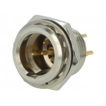 AG4MCC; Socket; XLR mini; male; PIN: 4; soldering; 5A; 0.5mm2; AMPHENOL