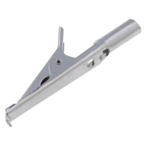 AGF20; Crocodile clip; 5A; 60VDC; Grip capac: max.16mm; Socket size: 4mm; HIRSCHMANN T&M