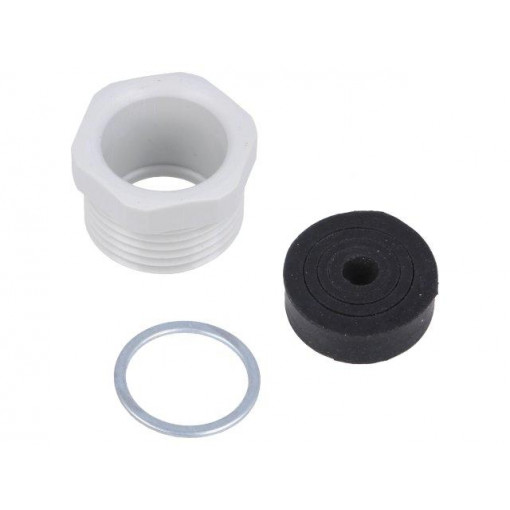 AG M20R; Half gland; M20; Mat: polyamide; grey; ILME