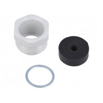 AG M32R; Half gland; M32; Mat: polyamide; grey; ILME AG M32R; Half gland; M32; Mat: polyamide; grey; ILME