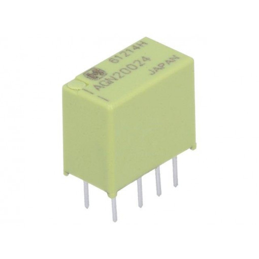 AGN20024; Relay: electromagnetic; DPDT; Ucoil: 24VDC; 0.3A/125VAC; 1A/30VDC; PANASONIC