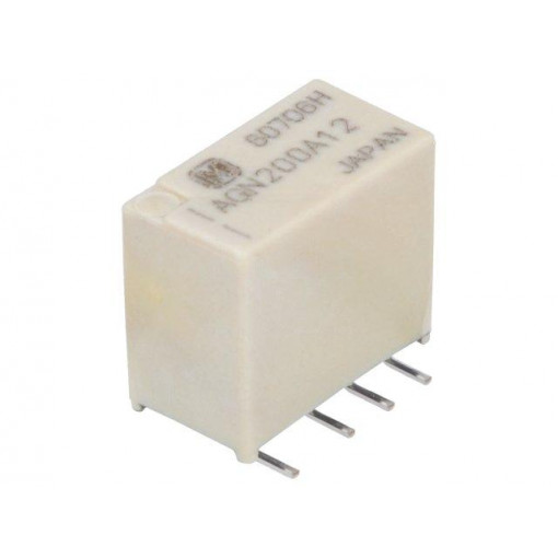AGN200A12; Relay: electromagnetic; DPDT; Ucoil: 12VDC; 0.3A/125VAC; 1A/30VDC; PANASONIC