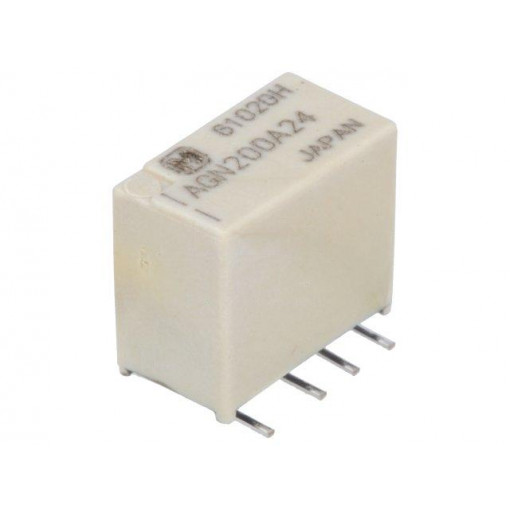 AGQ20024; Relay: electromagnetic; DPDT; Ucoil: 24VDC; 0.3A/125VAC; 2A/30VDC; PANASONIC