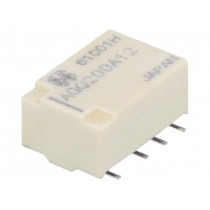 AGQ200A12; Relay: electromagnetic; DPDT; Ucoil: 12VDC; 0.3A/125VAC; 2A/30VDC; PANASONIC