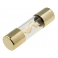 30.3901-10; Fuse: fuse; glass; 10A; gold-plated; Pcs: 4; Conductor: gold; ACV