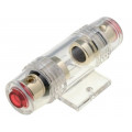 30.3801-01; Fuse holder; gold-plated; ACV