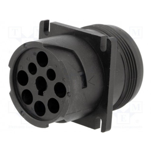 AHD10-9-1939P; Connector: wire-wire; AHD; socket; male; PIN: 9; Locking: bayonet; AMPHENOL