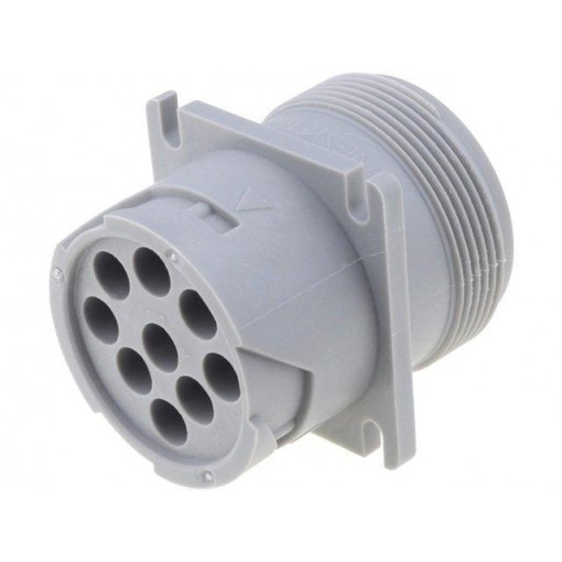 AHD10-9-96P; Connector: wire-wire; AHD; socket; male; PIN: 9; Locking: bayonet; AMPHENOL