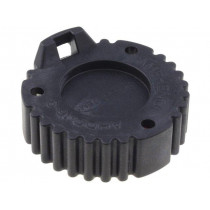 AHDC-16-9-BLK; Socket cover; AHD; PIN: 9; black; AMPHENOL