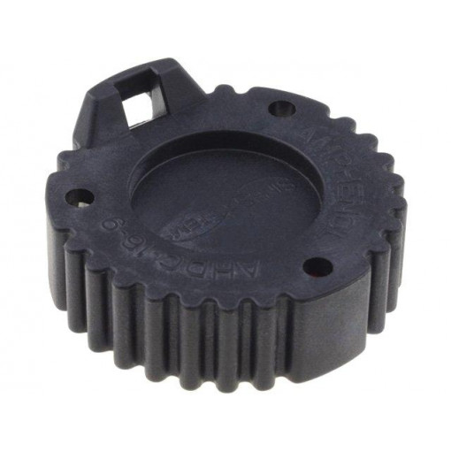 AHDC-16-9-BLK; Socket cover; AHD; PIN: 9; black; AMPHENOL