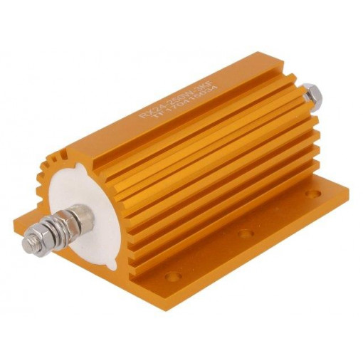 AHP250W-3KF; Resistor: wire-wound; with heatsink; screw; 3kΩ; 250W; ±1%; SR PASSIVES AHP250W-3KF; Resistor: wire-wound; with heatsink; screw; 3kΩ; 250W; ±1%; SR PASSIVES