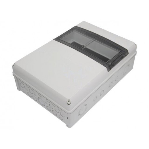 73361401; Enclosure: for modular components; IP65; grey; No.of mod: 14; IK08; SPELSBERG