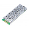 AK-206-A-SSB-WP-MM; Keypad: metal; No.of butt: 12; none; metal; 200mΩ; 1.5N; 20mA; ACCORD