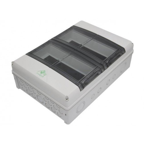 73342801; Enclosure: for modular components; IP65; grey; No.of mod: 28; IK08; SPELSBERG