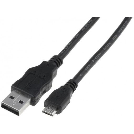 AK-300110-018-S; Cable; USB 2.0; USB A plug,USB B micro plug; nickel plated; 1.8m; ASSMANN AK-300110-018-S; Cable; USB 2.0; USB A plug,USB B micro plug; nickel plated; 1.8m; ASSMANN