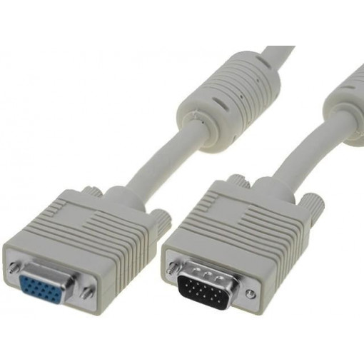 AK-310203-018-E; Cable; D-Sub 15pin HD plug,D-Sub 15pin HD socket; grey; 1.8m; ASSMANN AK-310203-018-E; Cable; D-Sub 15pin HD plug,D-Sub 15pin HD socket; grey; 1.8m; ASSMANN