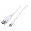 AK-340102-020-W; Cable; DisplayPort 1.1a; 2m; white; ASSMANN