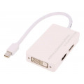 AK-340509-002-W; Adapter; DisplayPort 1.1a; Colour: white; ASSMANN
