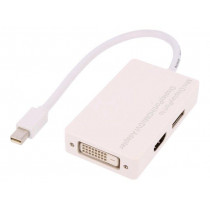 AK-340509-002-W; Adapter; DisplayPort 1.1a; Colour: white; ASSMANN