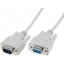 AK-610203-050-E; Cable; D-Sub 9pin socket,D-Sub 9pin plug; 5m; grey; shielded; ASSMANN