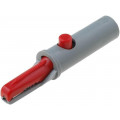 ; Crocodile clip; 6A; 60VDC; red; Grip capac: max.7.5mm; HIRSCHMANN T&M ; Crocodile clip; 6A; 60VDC; red; Grip capac: max.7.5mm; HIRSCHMANN T&M