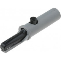 ; Crocodile clip; 6A; 60VDC; black; Grip capac: max.7.5mm; HIRSCHMANN T&M