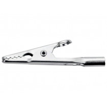 AK 305 NI; Crocodile clip; 16A; 70VDC; max.8mm; Connection: 4mm socket; 33VAC; SCHÜTZINGER