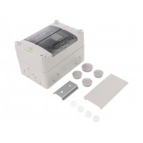 73550301; Enclosure: for modular components; IP55; grey; No.of mod: 3; SPELSBERG