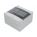 73550901; Enclosure: for modular components; IP55; grey; No.of mod: 9; SPELSBERG