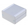 AKG 55 28 50 ME; Enclosure: with panel; AKG; X: 55mm; Y: 50mm; Z: 28mm; aluminium; grey; FISCHER ELEKTRONIK AKG 55 28 50 ME; Enclosure: with panel; AKG; X: 55mm; Y: 50mm; Z: 28mm; aluminium; grey; FISCHER ELEKTRONIK