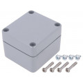 7811060; Enclosure: multipurpose; X: 60mm; Y: 66mm; Z: 46mm; EURONORD; grey; FIBOX
