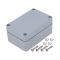 7811080; Enclosure: multipurpose; X: 66mm; Y: 100mm; Z: 46mm; EURONORD; grey; FIBOX