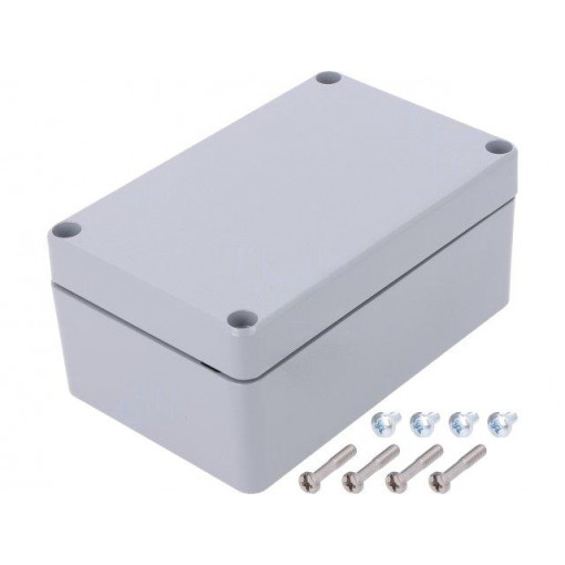 7811150; Enclosure: multipurpose; X: 81mm; Y: 127mm; Z: 57mm; EURONORD; grey; FIBOX