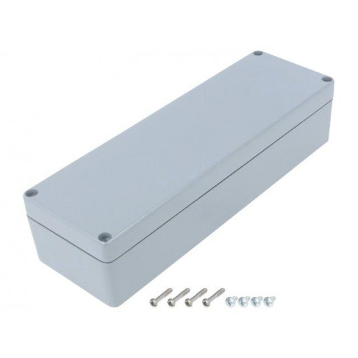 7811190; Enclosure: multipurpose; X: 81mm; Y: 252mm; Z: 57mm; EURONORD; grey; FIBOX