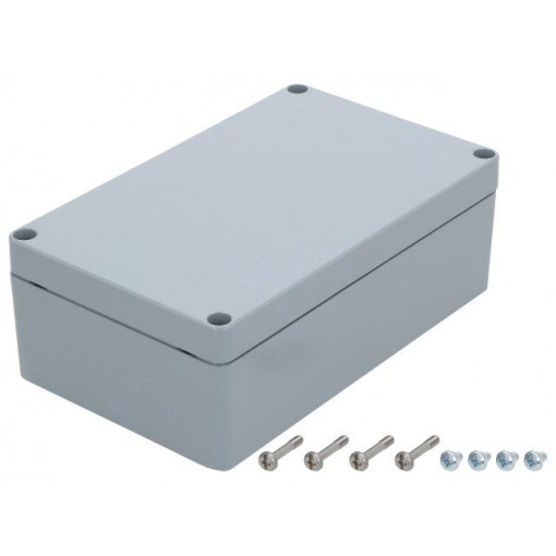 7811290; Enclosure: multipurpose; X: 162mm; Y: 263mm; Z: 91mm; EURONORD; grey; FIBOX