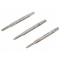 0070700200100; Kit: for threading; Pcs: 3; for blind holes,to the through holes; ALPEN-MAYKESTAG 0070700200100; Kit: for threading; Pcs: 3; for blind holes,to the through holes; ALPEN-MAYKESTAG