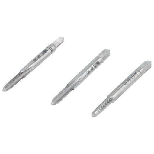 0070700300100; Kit: for threading; Pcs: 3; for blind holes,to the through holes; ALPEN-MAYKESTAG 0070700300100; Kit: for threading; Pcs: 3; for blind holes,to the through holes; ALPEN-MAYKESTAG