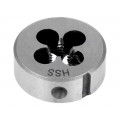 0071001200100; Threading die; HSS; Size: M12; W: 25mm; Thk: 9mm; ALPEN-MAYKESTAG