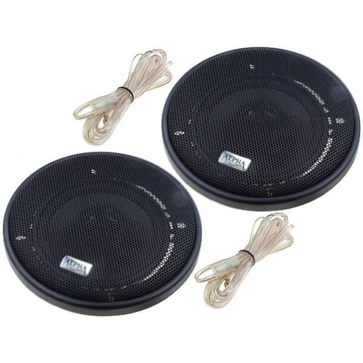 ALPHA 66022; Car loudspeakers; two-way; 100mm; 60W; 90÷17000Hz; 2 loudspeakers; PHONOCAR