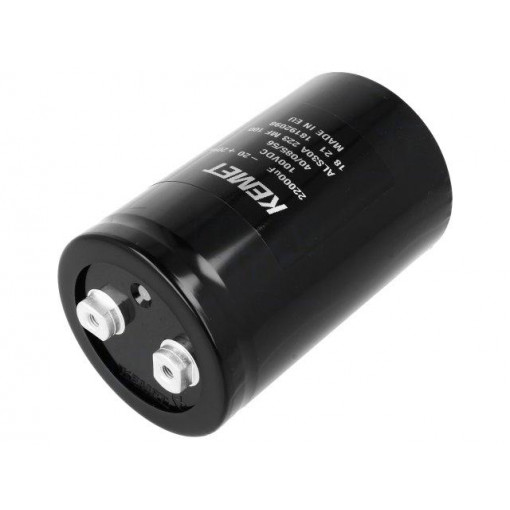 ALS30A223MF100; Capacitor: electrolytic; 22000uF; 100VDC; Leads: screw; ESR: 13mΩ; KEMET