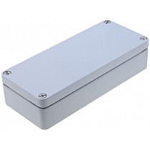 RJ03; Enclosure: multipurpose; X: 64mm; Y: 150mm; Z: 34mm; ALUEIN; grey; RAYCHEM RPG