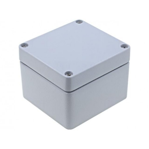 RJ05; Enclosure: multipurpose; X: 75mm; Y: 80mm; Z: 57mm; ALUEIN; aluminium; RAYCHEM RPG