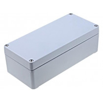 RJ07; Enclosure: multipurpose; X: 80mm; Y: 175mm; Z: 57mm; ALUEIN; grey; RAYCHEM RPG