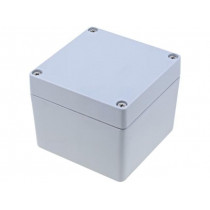 RJ09; Enclosure: multipurpose; X: 100mm; Y: 100mm; Z: 81mm; ALUEIN; grey; RAYCHEM RPG