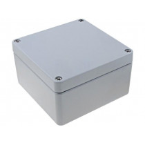 RJ15; Enclosure: multipurpose; X: 160mm; Y: 160mm; Z: 90mm; ALUEIN; grey; RAYCHEM RPG