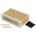 ALUG704GD060-C; Enclosure: multipurpose; X: 113.7mm; Y: 69mm; Z: 35.2mm; golden; GAINTA