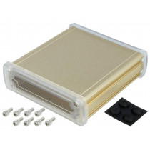 ALUG704GD110-C; Enclosure: multipurpose; X: 113.7mm; Y: 119mm; Z: 35.2mm; golden; GAINTA