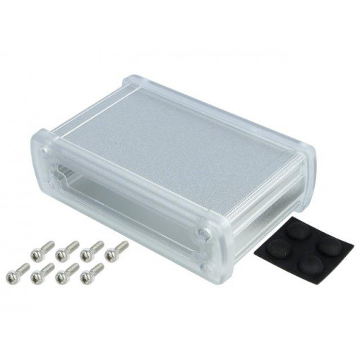 ALUG704SR060-C; Enclosure: multipurpose; X: 113.7mm; Y: 69mm; Z: 35.2mm; silver; GAINTA