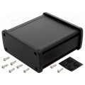 ALUG705BK110; Enclosure: multipurpose; X: 115.1mm; Y: 119mm; Z: 51.6mm; aluminium; GAINTA